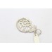 Handmade 925 Sterling Silver Charm Pendant Om Meditation Prayer P 224